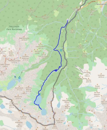 Трек от Черного озера через Морское Око и до Palenica Białczańska