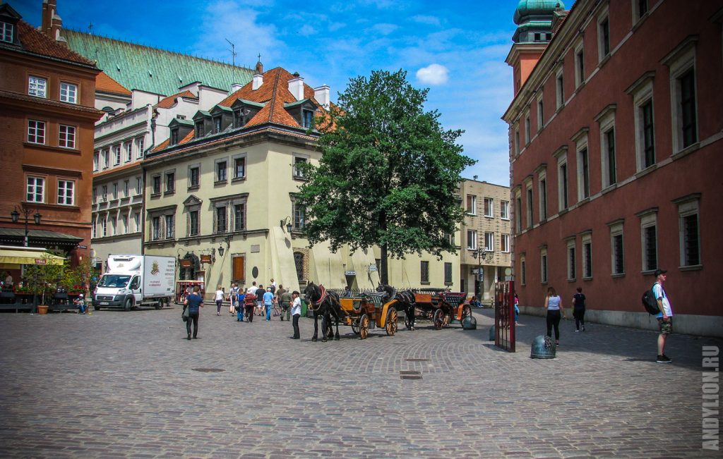 Замковая Площадь. Варшава.